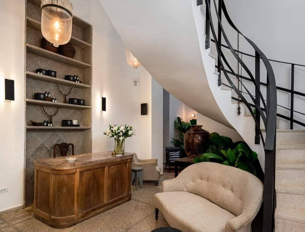 escalera de la residencia